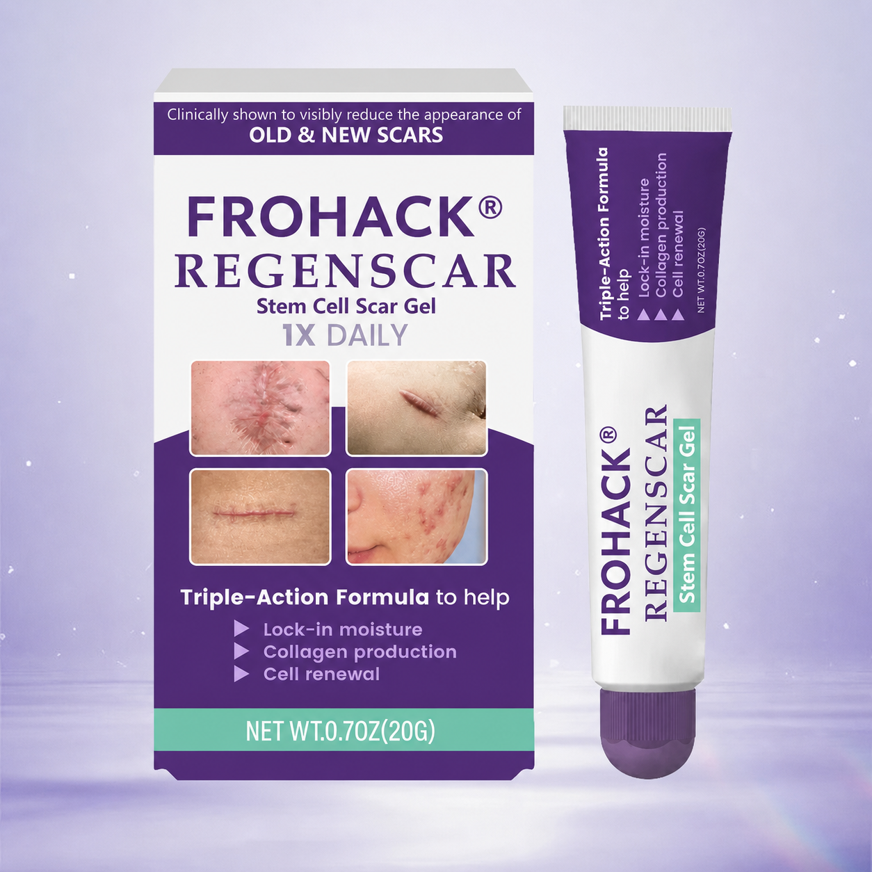 FROHACK ReGen Scar Gel alternate pack view